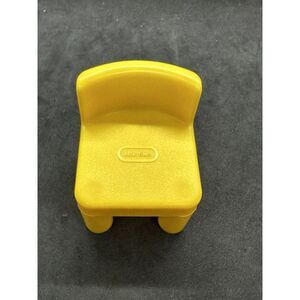 Vintage Little Tikes‎ Dollhouse Furniture Replacement Yellow Chair